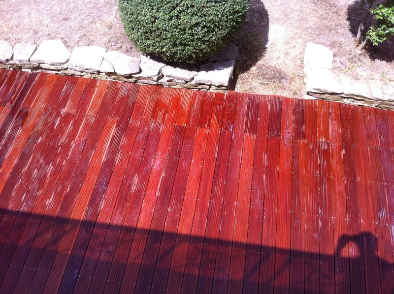 Création de terrasse en bois exotique Massaranduba à Aix en provence