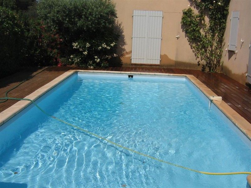 Tour de piscine en bois exotique Ipé à Coudoux